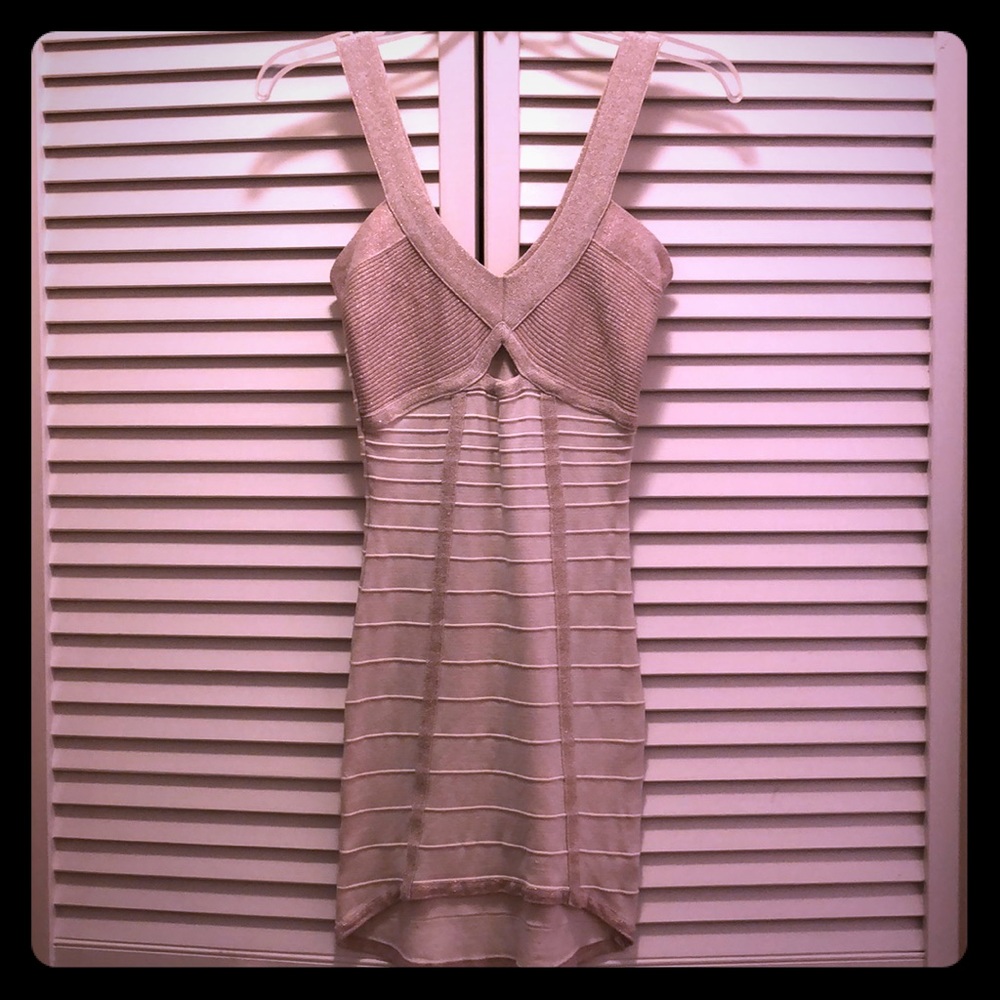 Hot Miami Styles lurex bandage dress